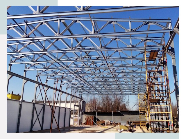 Строительство цехов в Чебоксары от 617 руб. под ключ