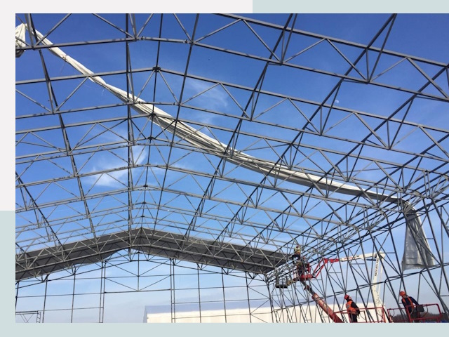 Шатровые ангары от 617 руб. в Чебоксарах и Чувашской Республике