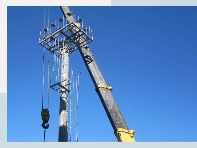 Монтаж осветительных мачт в Чебоксары от 617 руб.