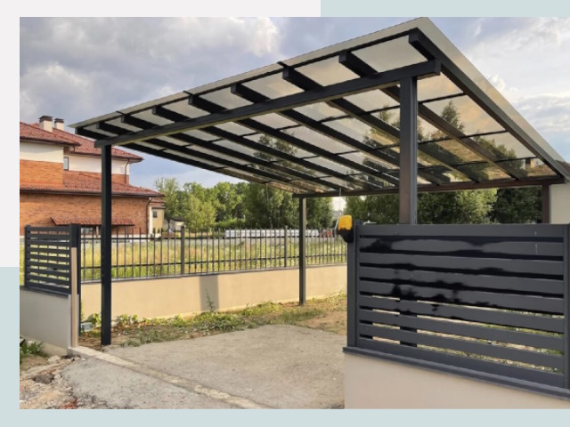 Металлические навесы в Чебоксары от 617 руб. за м²