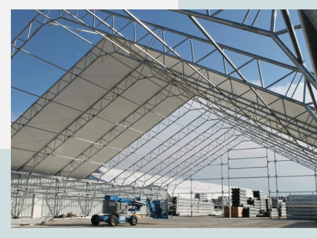 Каркасно-тентовые сооружения от СтальСтрой-Чбк по цене 617 руб.