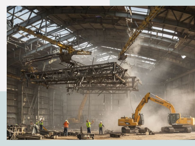 Демонтаж ангаров в Чебоксарах от 617 руб. за м²