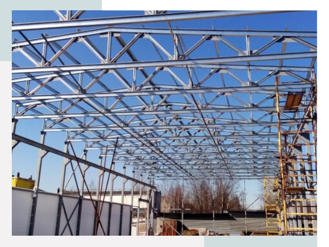 Металлокаркасы для складов в Чебоксарах