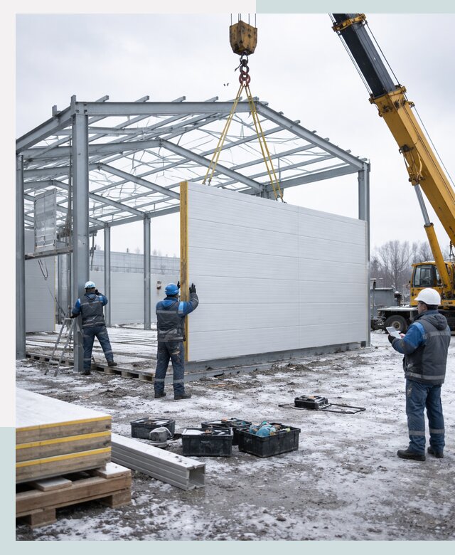 Строительство холодильных складов под ключ в Чебоксарах
