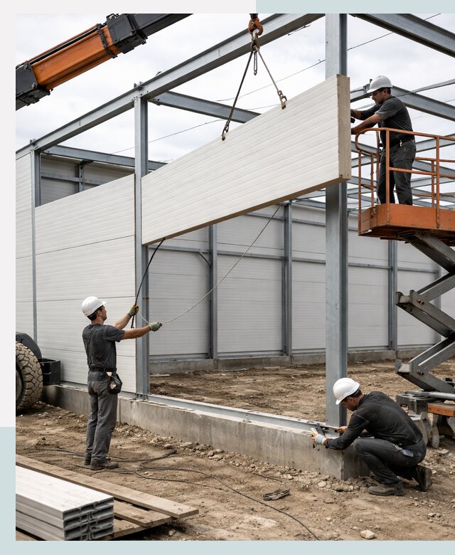 Строительство складов из сэндвич панелей в Чебоксарах под ключ